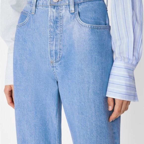 Frame Denim Le High 'N' Tight Straight in Poolside 29 NWT $326 - Picture 6 of 9